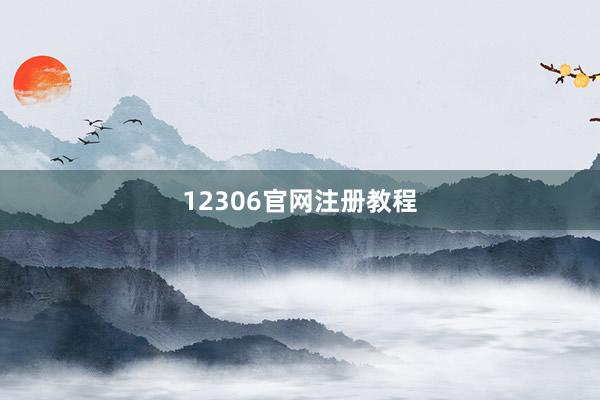 12306官网注册教程
